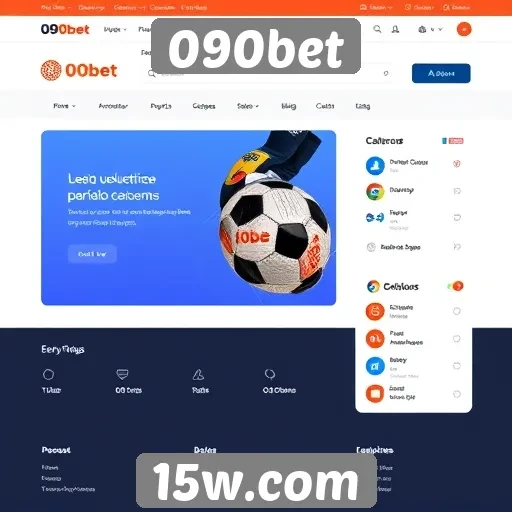 Interface do site 090bet se destaca pela facilidade de uso