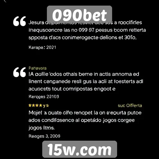 Depoimentos de usuários sobre experiências no 090bet